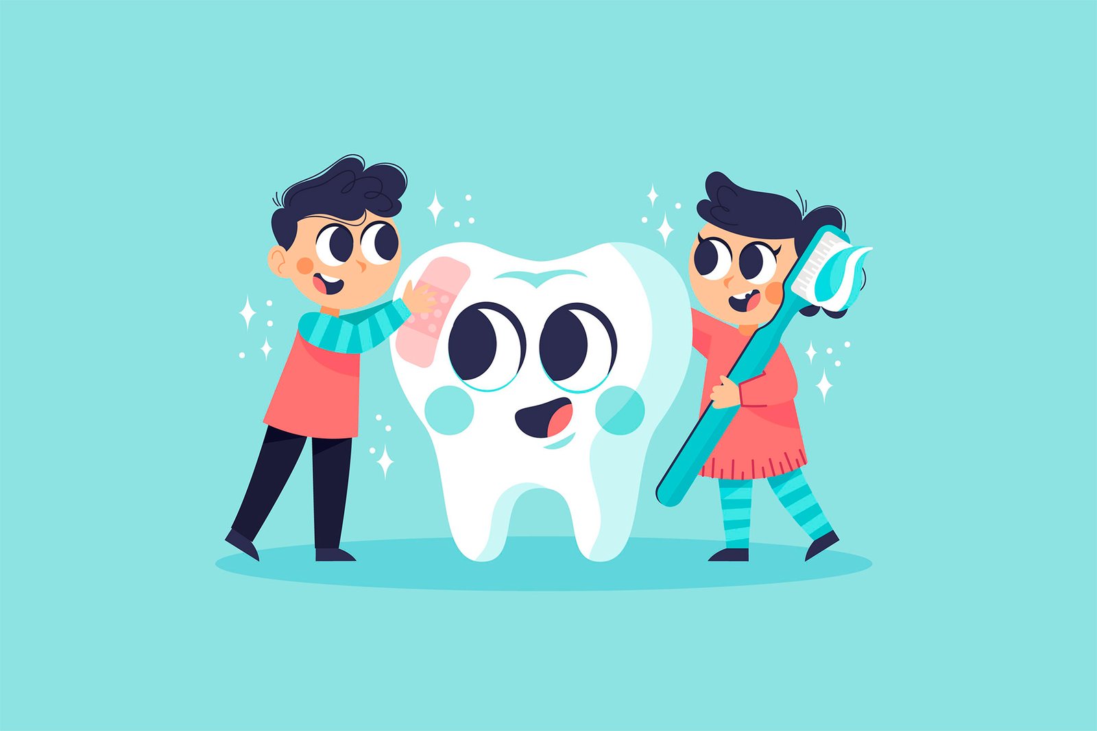 Consejos para el buen cuidado de los dientes en niños