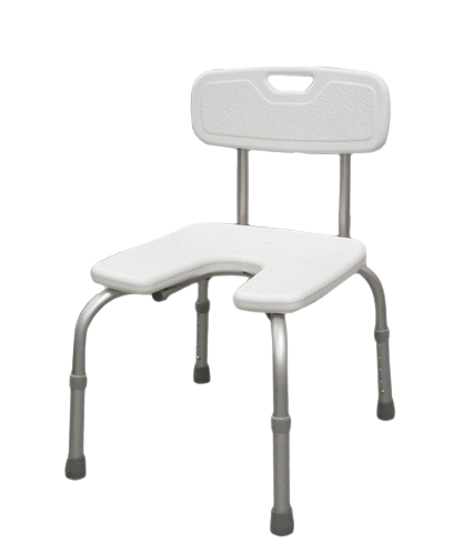 Silla de baño con respaldo