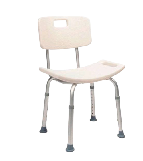 Silla de ducha con respaldo